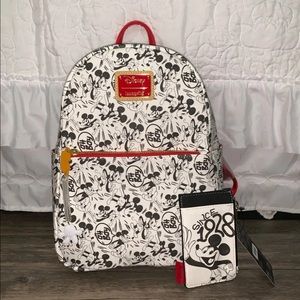 Loungefly 1928 Mickey Mini Backpack and Cardholder